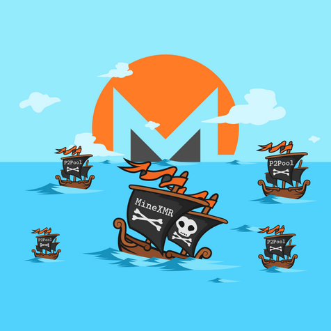 'MineXMR v P2Pool' Monero wallpaper