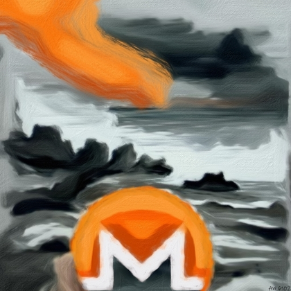 Monero 'Spot' digital painting