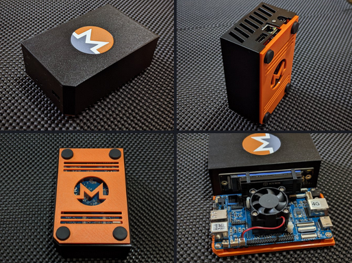 3D printed Monero node case