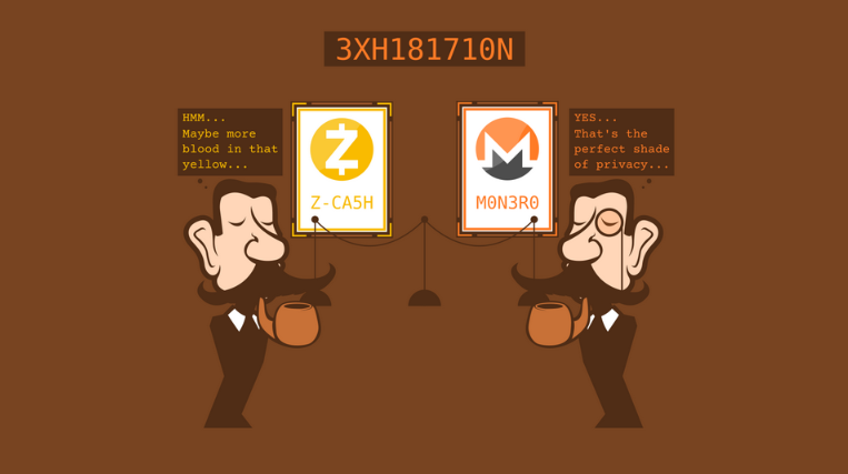 'Perfect shade of privacy' Monero illustration