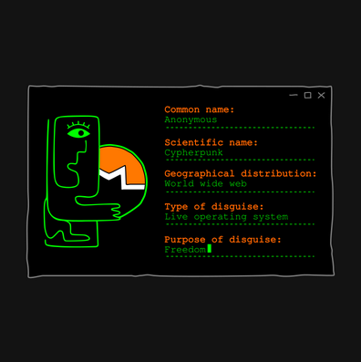 'Monero anon profile' graphic